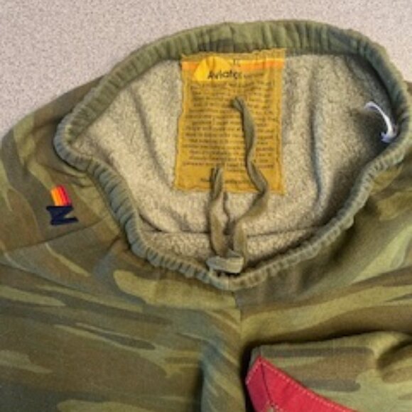 Aviator Nation Camo 5 Stripe Jogger Sweatpants - Picture 5 of 7